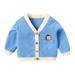 HIBRO Light Jacket for Boys Toddler Children Kids Baby Boys Girls Cute Cartoon Animals Pullover Blouse Tops Cardigan Coat Outfits Clothes