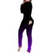 Shldybc Women s Sexy Butt Button Back Flap Jumpsuit V Neck Long Sleeve Romper Bodycon Pajamas Onesie Sexy Bodycon Bodysuit Long Sleeve Jumpsuit Rompers Overall - Fall/Winter Clearance