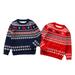 Baby Toddler Boys Girls Sweater Knit Christmas Sweatshirt Little Kids Pullover Cotton Winter Warm Tops Coat Clothes