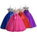 Godderr Kids Girls Dresses Sequin Flower Kids Little Girls Party Dress Bridesmaid Ball Gown Wedding Tulle Junior Bridesmaid Dresses for Teen Girls 5-14 Years