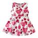 mveomtd Toddler Kids Baby Girls Summer Casual Sleeveless Round Neck Floral Dress Party Princess Dress Clothes plus Size Dress for Girls Tulle Long Bridesmaid Dress