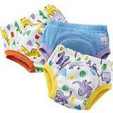 Bambino Mio Unisex Kid s Brave Dinos Baby and Toddler Training Underwear (Pack of 3) - 2-3 Years