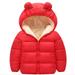 Down Jacket Gift for BoysWinter Coats for Toddler Boys Girls Hooded Warm Down Jacket Outwear Fleece Puffy Outfits Save Big