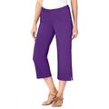 Plus Size Women's Capri Stretch Jean by Woman Within in Purple Orchid (Size 30 W)