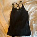 Nike Tops | Black Nike Cross Back Tank Top | Color: Black | Size: S