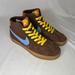 Nike Shoes | Nike Sb Bruin High - Why So Sad? - Women's 6 - Nwt | Color: Brown/Yellow | Size: 6