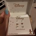 Disney Accessories | Disney Girls Stud Earrings | Color: Gold/Silver | Size: Osg