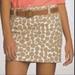 J. Crew Skirts | J Crew Tan White Animal Print Skirt Size Tag Removed | Color: Tan/White | Size: S