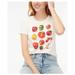 J. Crew Tops | J. Crew Apple Graphic Tee Fall 23 | Color: Red/White | Size: Xl