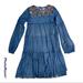 Anthropologie Dresses | Anthropologie Maeve Samara Blue Tunic Dress Xs | Color: Blue | Size: Xs