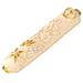 The Holiday Aisle® Enamel Mezuzah Pewter, Crystal in Gray/White/Yellow | 4.5 H x 0.75 W x 0.75 D in | Wayfair 61CCA97C39964718974A014FE1DAC7B1