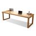 Latitude Run® 70.87"burlywood Rectangular Solid Wood desks Wood in Brown | 29.53 H x 55.12 W x 23.62 D in | Wayfair