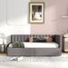 Latitude Run® Mckelvie Upholstered Daybed w/ 2 Storage Drawers Twin Size Sofa Bed Upholstered in Gray | 28.3 H x 42.5 W x 78.9 D in | Wayfair