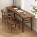 Loon Peak® Ifedayo Desk & Chair Set Office Set Wood in Brown/Green | 29.53 H x 86.61 W x 27.56 D in | Wayfair 564E6BFB4DA14C319F4BFC2959293DFD