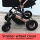 Couvre-roues anti-poussière pour poussette de bébé housse de protection 2 pièces