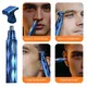 Tondeuse Électrique Rechargeable Lavable pour Homme Soins du Visage Sûrs Épilation des Poils en