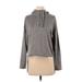 Gap Fit Pullover Hoodie: Gray Tops - Women's Size X-Small