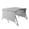 3/4 Bogen Bimini Top Boot Baldachin Bimini Top Aluminiumrohr Seitenwände hinzufügen Sonnenschutz für Boote individuelle Größe