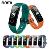 Fifata silikon armband für honor band 4 5 armbänder zubehör ersatz sport armband für huawei honor