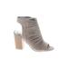 Fergalicious Sandals: Tan Solid Shoes - Women's Size 5 1/2 - Open Toe