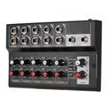 Aibecy Audio Mixer MIX5210 10-Channel Mixing Console Digital Stereo for DJ Recording Live Broadcast Karaoke Network