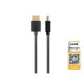 Monoprice - 124184 High Speed HDMI Cable - 3 Feet - Black| Certified Premium 4K@60Hz HDR 18Gbps 36AWG YUV 4:4:4 -