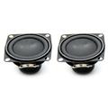 Trjgtas 2PCS Audio Speaker 4Î© 10W 53mm 2 Inch Bass Multimedia Speaker Loudspeaker DIY Sound Speaker for Home Theater