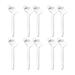 AMLESO 10 Pieces Golf Tees Golf Equipment 10 degree Beginner for Women Men Unbreakable 83mm Professional Golfing Tees Golf Ball Tee Holder