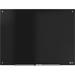 Tempered Glass Dry Erase Board Black 4-Ft X 3-Ft (Tr61200)