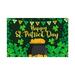 piaybook 2024 St Patricks Day Banners and Flags Holiday Background Cloth Hanging Flag Festival Party Decoration Banner Home Garden Outdoor Flag Banner Navy