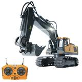 Pinnaco RC Excavator Construction Truck Toy 1/20 Scale with Light and Music for Kids