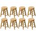8 Pcs Dollhouse Stool Furniture for Children Children s Table with Chairs Toddler