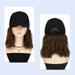 Wigs for Women Wig Women s Hat Wig Black Dark Brown and Light Brown Wig Cap Bob Short Curly Hair 8 inch