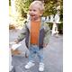 Windcheater Jacket for Baby Boys, by CYRILLUS aqua green