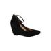 Nine West Wedges: Black Shoes - Women's Size 7 1/2