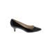 Beyond Skin Heels: Pumps Kitten Heel Classic Black Print Shoes - Women's Size 40 - Pointed Toe