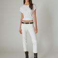 Lucky Brand Sweet Crop - Women's Pants Denim Cropped Jeans in Bright White, Size 25