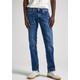 Regular-fit-Jeans PEPE JEANS "CASH" Gr. 36, Länge 32, blau (mid, blue, used) Herren Jeans Regular Fit