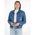 Jeansjacke CALVIN KLEIN JEANS "ARCHIVAL DENIM JACKET" Gr. L (40), blau (denim medium) Damen Jacken Jeansjacken