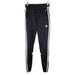 Adidas Pants & Jumpsuits | Adidas Track Jogger Fitted Active Pants 3 Stripe W Pockets Sz Xs | Color: Black/White | Size: Xs