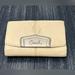 Coach Bags | Coach Leather Wallet | Color: Cream/Silver | Size: Os