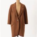 Anthropologie Jackets & Coats | Anthropologie Wool Coccoon Coat | Color: Brown | Size: L