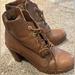 Michael Kors Shoes | Michael Kors Brown Lace Up Heeled Boots- Women’s Size 8.5 | Color: Brown | Size: 8.5