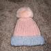 Free People Accessories | Free People Pink & Grey Beanie! | Color: Gray/Pink | Size: Os