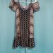 Anthropologie Tops | Band Of Gypsies Boho Off The Shoulder Flowy Tunic...Festival Ready! Size M | Color: Black/Blue | Size: M