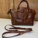 Dooney & Bourke Bags | Leather Dooney & Bourke Lg Satchel Hand Bag W Shoulder Strap Dr Messenger | Color: Brown | Size: Lg