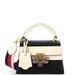 Gucci Bags | Gucci Queen Margaret Top Handle Bag Colorblock Leather Small Black, White | Color: Silver | Size: Os