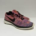 Nike Shoes | Nike Women Shoes Flyknit Lunar 3 Size 8 Running Shoe Pre Owned | Color: Pink/Purple | Size: 8