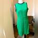 J. Crew Dresses | J.Crew Green Midi Dress In Textured Tweed Size 6 | Color: Green | Size: 6
