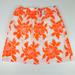 J. Crew Skirts | J. Crew Womens Floral Print Skirt Size 14 Orange White Midi Brand New | Color: Orange/White | Size: 14
